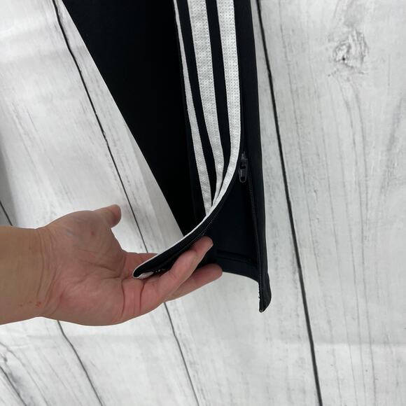 Adidas Women's SMALL Black Jogger Track Pants Climacool with Zip Up Pockets - Picture 7 of 11